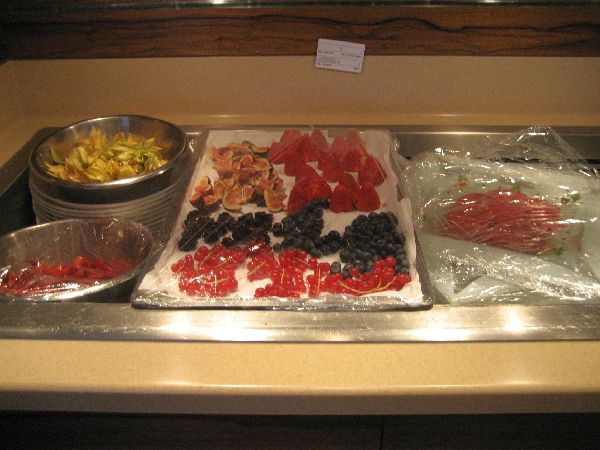 AIDA Kochkurs Zutaten Dessert