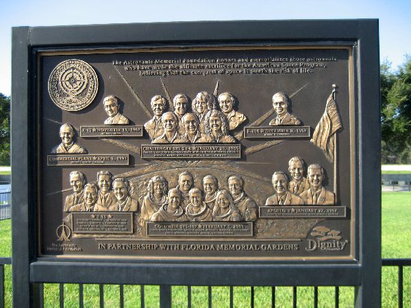 Kennedy Space Center Gedenktafel