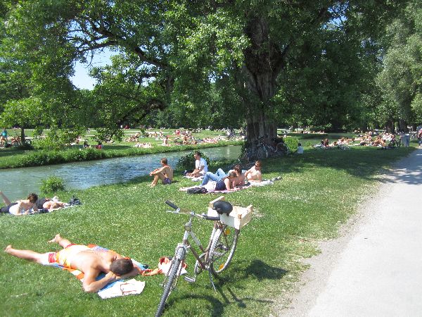 Englischer Garten Schwabinger Bach